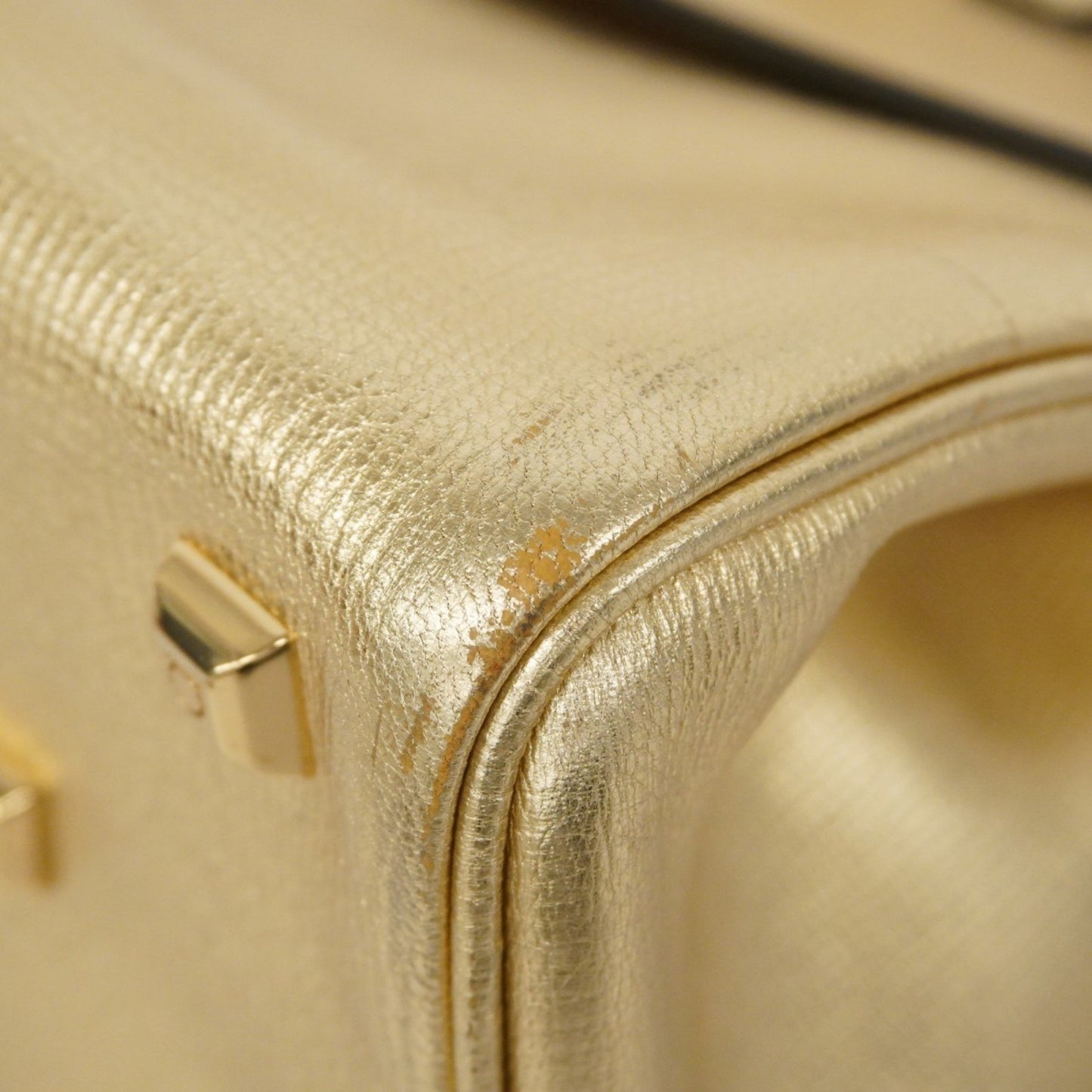 Salvatore Ferragamo Gancini Leather Handbag