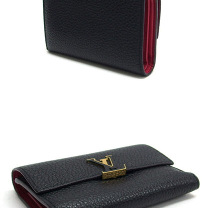 Louis Vuitton Portefeuille Capucines Tri-Fold Wallet Black