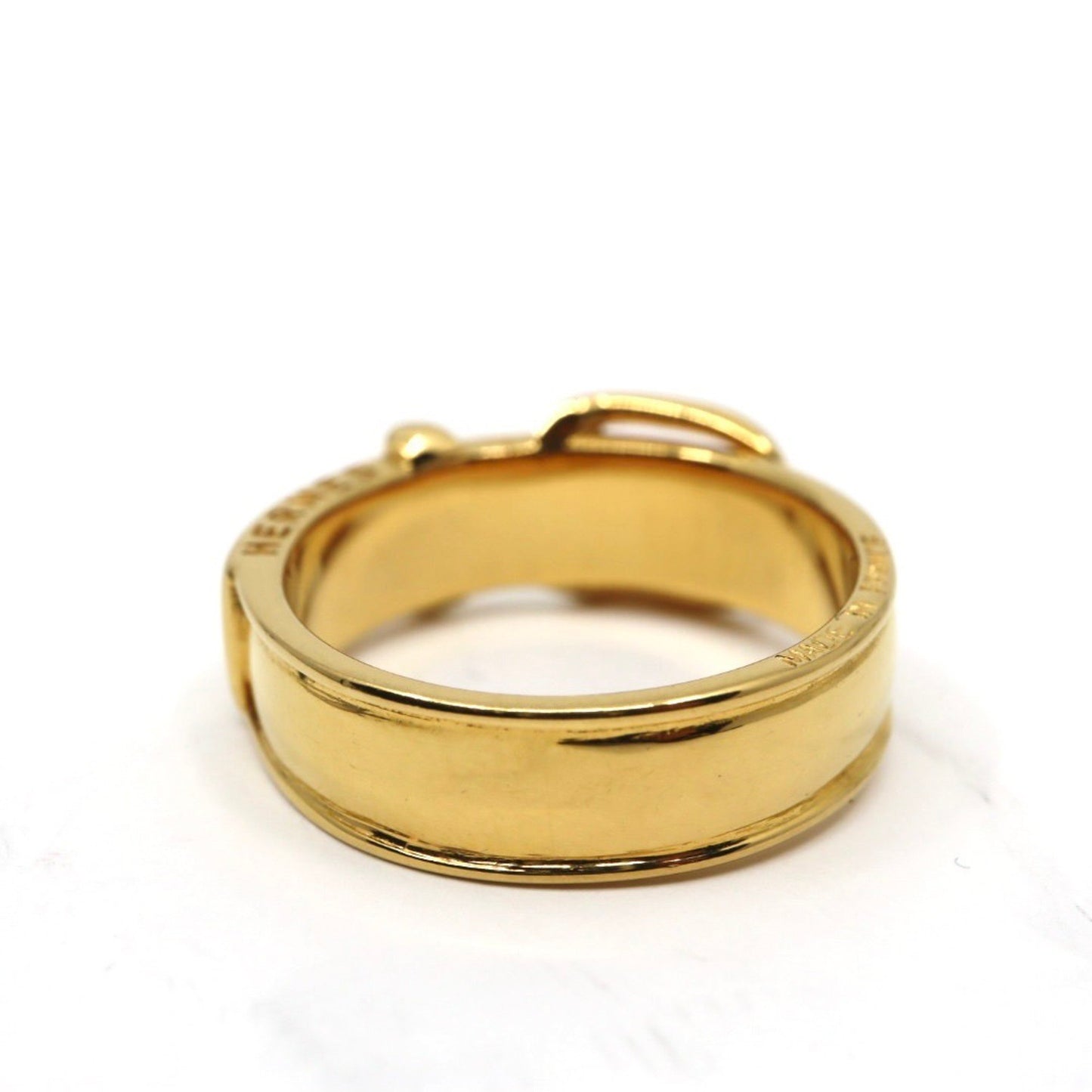 Hermes Herms Santur Scarf Ring 2 Belt Motif Gp