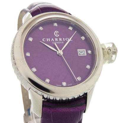 Unused Charriol Columbus 12-Piece Diamond Watch Co36Qs.369.003