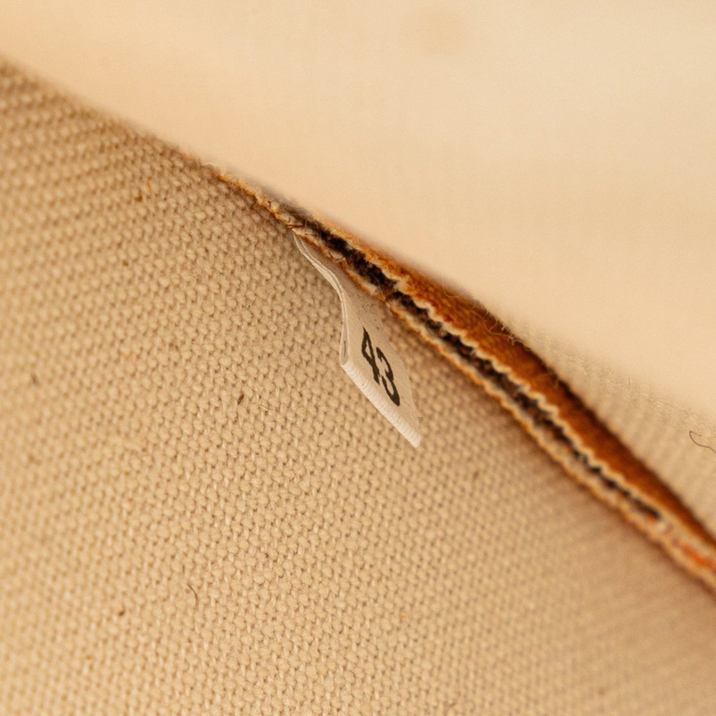 Miu Miu Miu Handbag Tote Bag Brown Orange Canvas Leather
