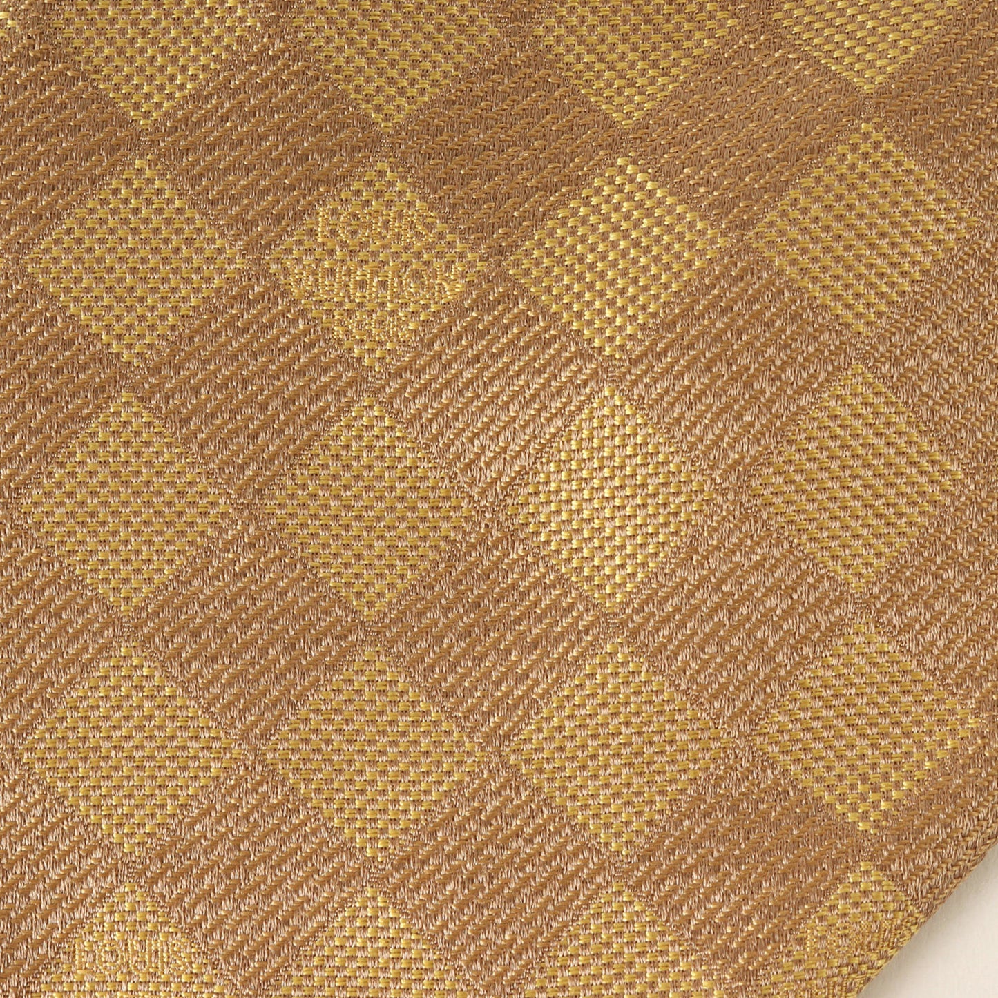 Louis Vuitton Louis Vuitton Damier Silk Cravate Gold Tie