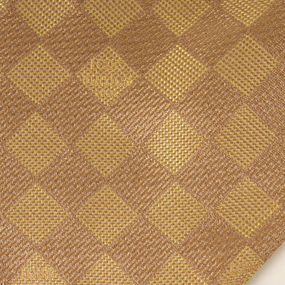 Louis Vuitton Louis Vuitton Damier Silk Cravate Gold Tie