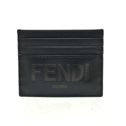 Fendi 7M0164 Business Card Holder Pass Case Holder/Card Leather