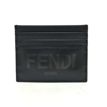 Fendi 7M0164 Business Card Holder Pass Case Holder/Card Leather