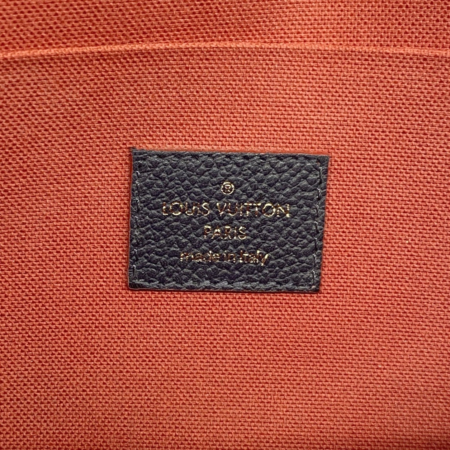 Louis Vuitton Monogram Empreinte Pochette Felicie Shoulder Wallet M64099 Marine Rouge