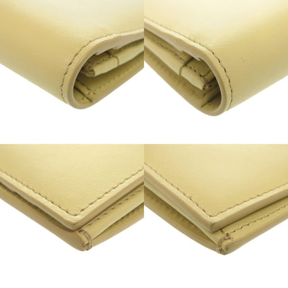 Prada 1Mv025 Triangle Logo Leather Yellow Long Wallet 0615 Prada