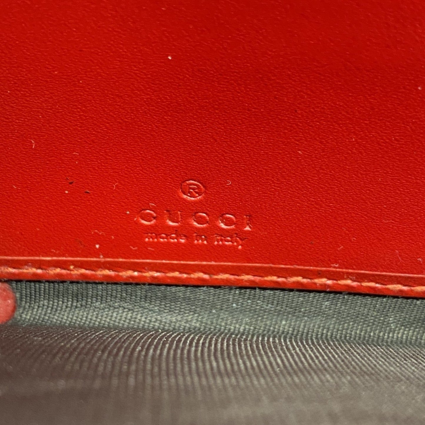 Gucci Long Wallet Guccissima 408831 Leather Red