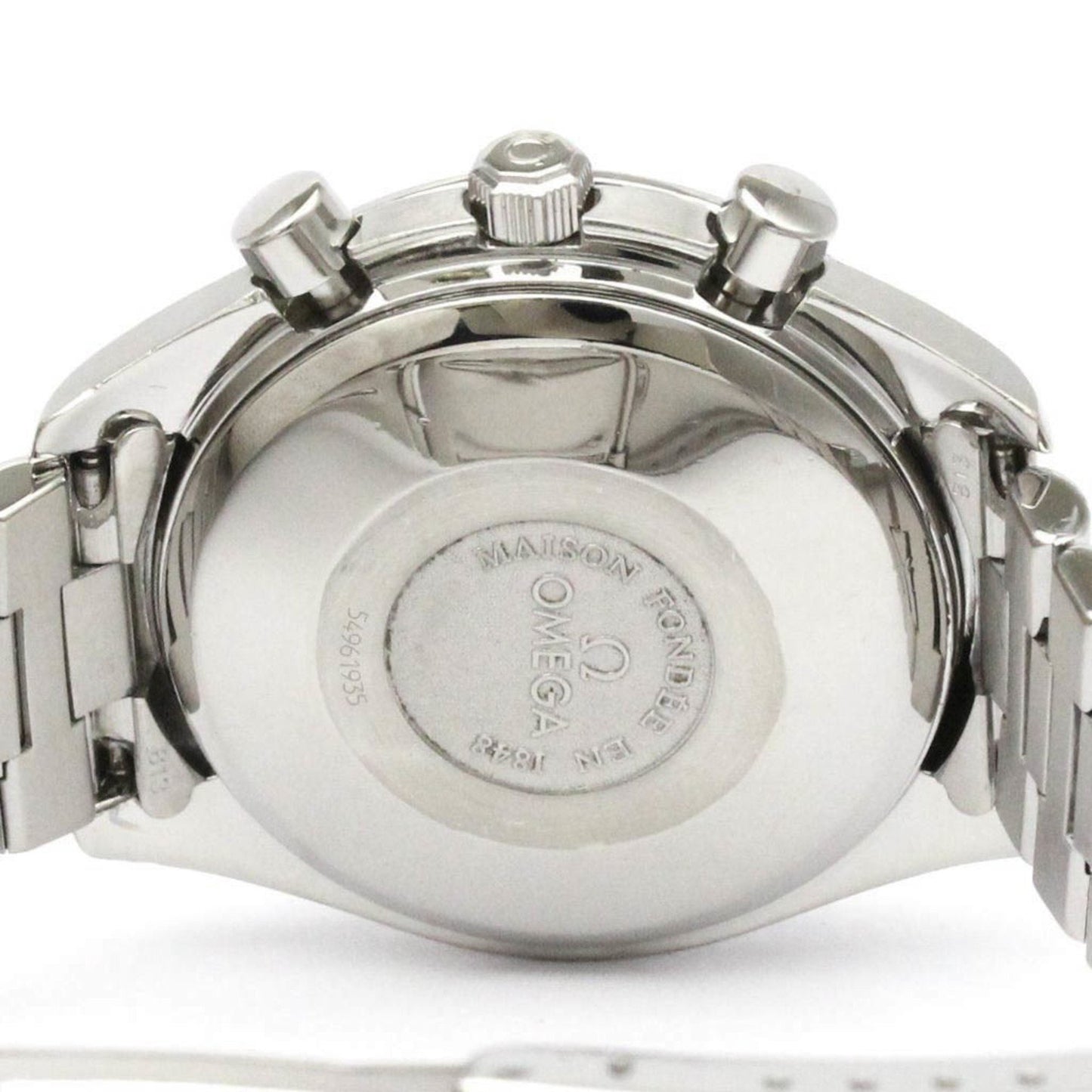 Omega Speedmaster Triple Date Steel Automatic Watch 3521.30 Polished