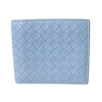 Bottega Veneta Bi-Fold Wallet Intrecciato Light Blue P01211064W Es