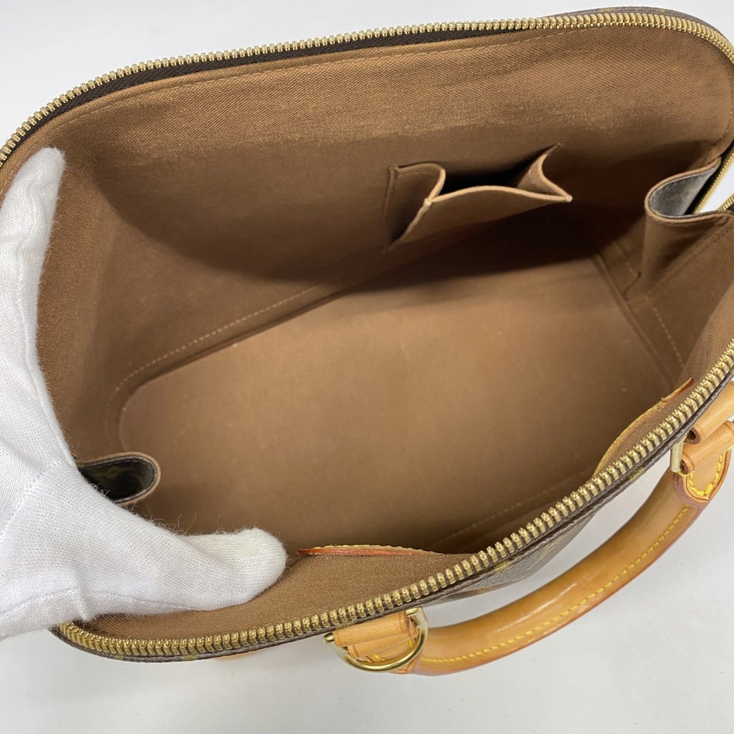 Louis Vuitton Monogram Alma Handbag M51130 Brown