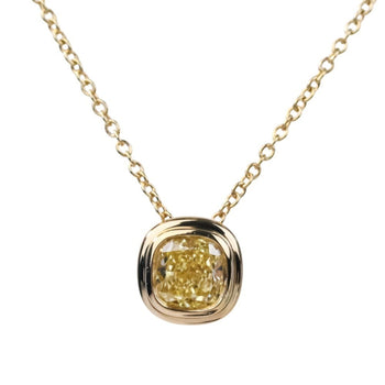 Tiffany & Co. Bizet Yellow Diamond 0.6Ct 750 Necklace In Gold