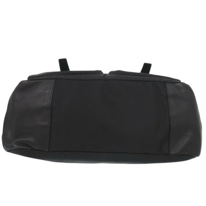 Prada Bag Bt0582 Shoulder Leather Nylon Nero 1191Prada