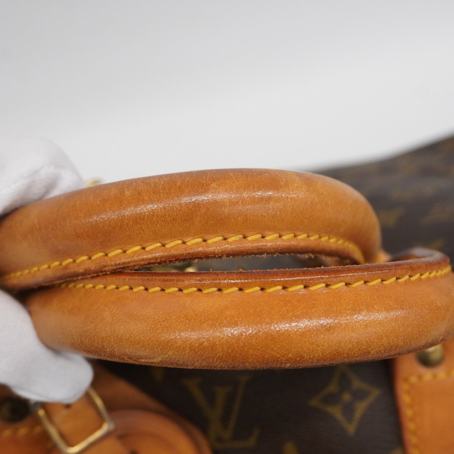 Louis Vuitton Monogram Keepall 55 Boston Bag M41424 Brown