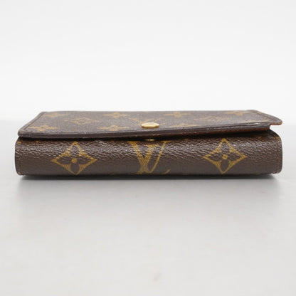 Louis Vuitton Monogram Porte Monnaie-Vieux-Tresor Wallet M61730 Brown