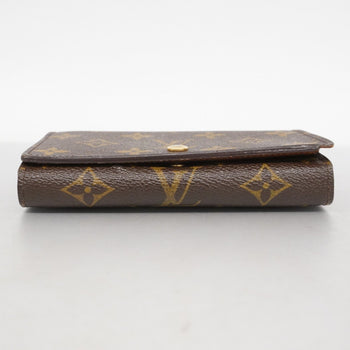 Louis Vuitton Monogram Porte Monnaie-Vieux-Tresor Wallet M61730 Brown