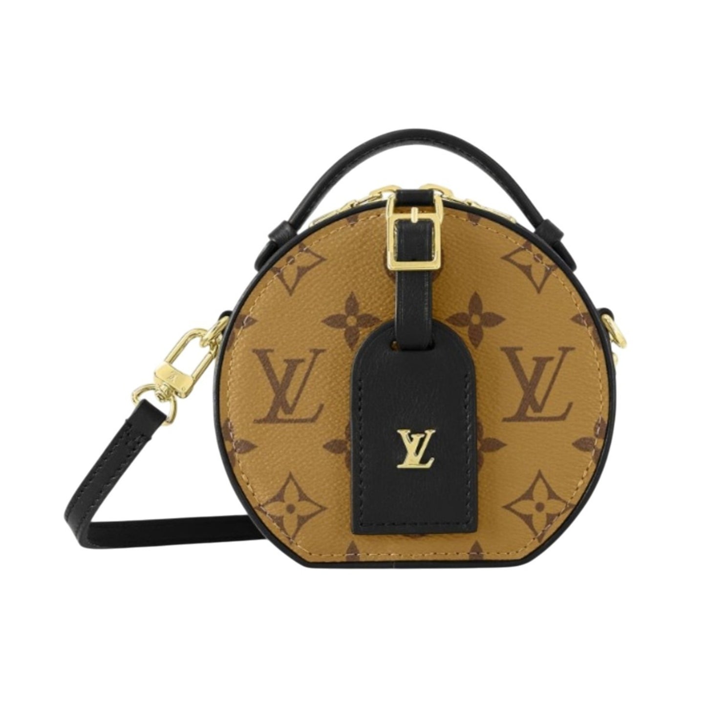 Louis Vuitton Monogram Reverse Mini Boite Chapeau Shoulder Bag M68276 Brown