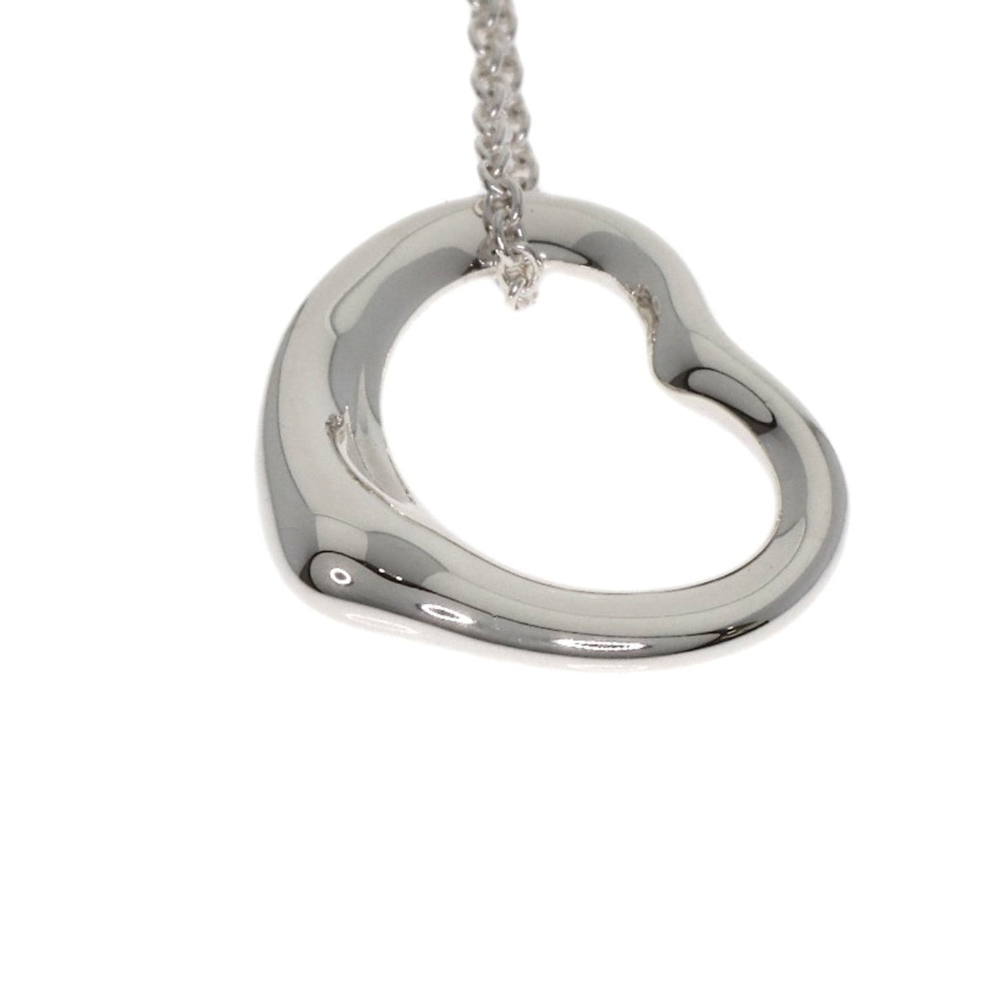 Tiffany & Co. Open Heart Necklace In Silver