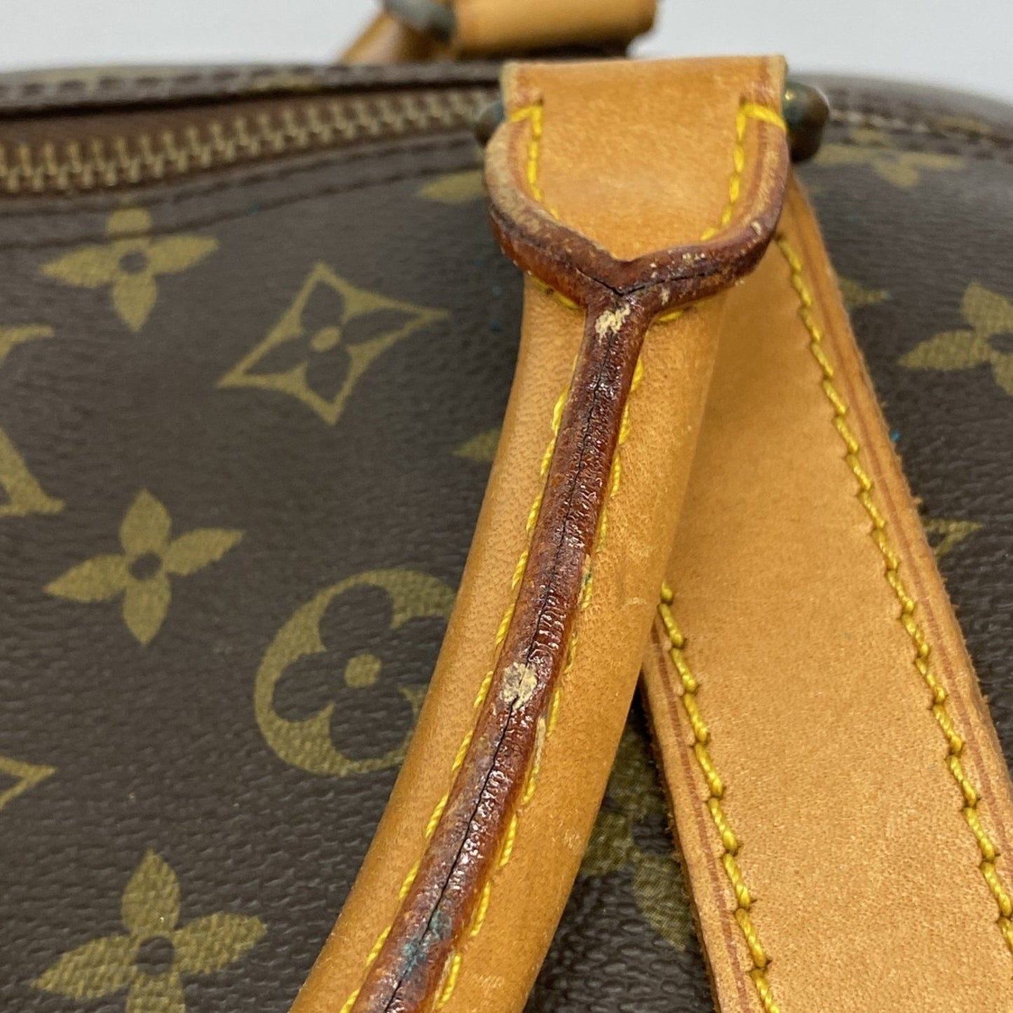 Louis Vuitton Monogram Keepall 60 Boston Bag M41422 Brown