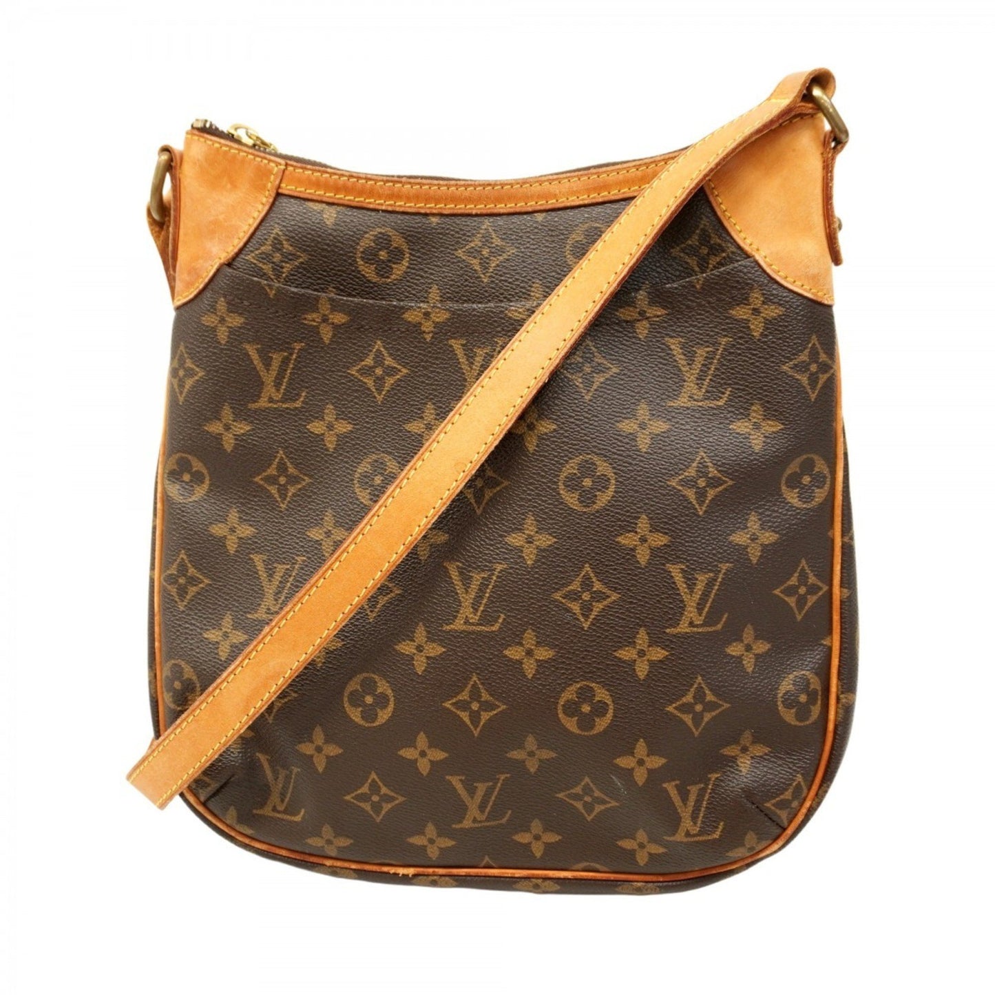 Louis Vuitton Monogram Odeon Pm Shoulder Bag M56390 Brown