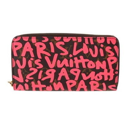 Louis Vuitton Louis Vuitton Monogram Graffiti Zippy Wallet Fuchsia M93710