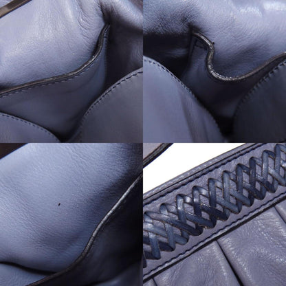 Fendi Stitched Shoulder Bag Leather