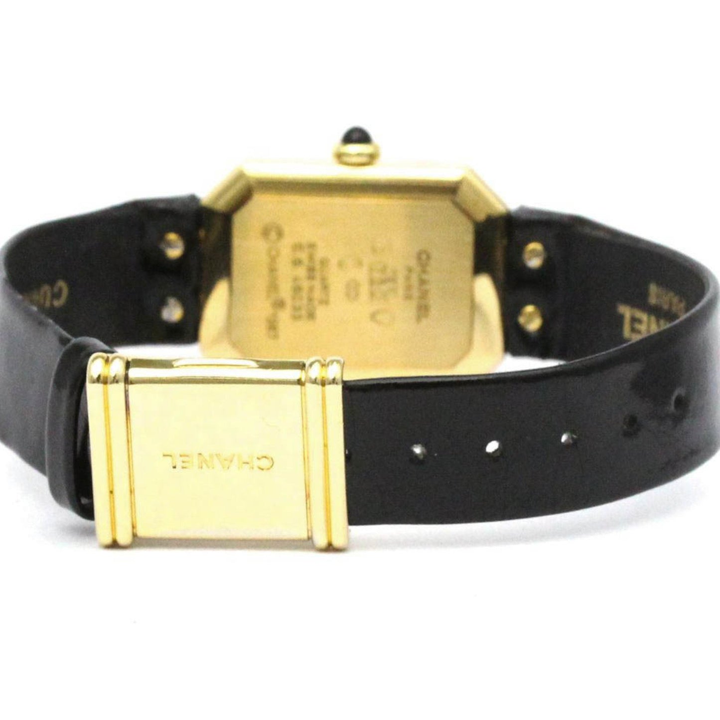 Chanel Premiere 18K Gold Leather Quartz