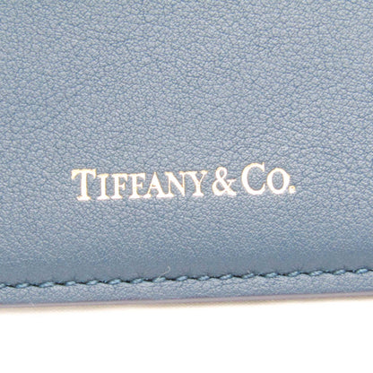 Tiffany Leather Card Case Navy