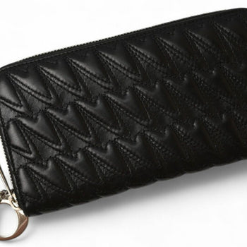 Christian Dior Diorissimo Silver Long Wallet