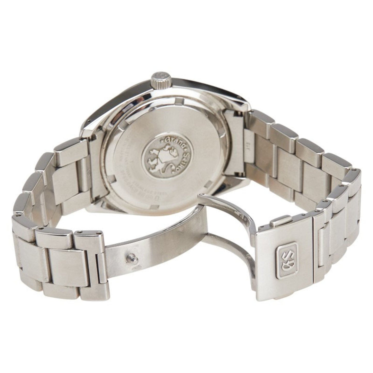 Seiko Grand Heritage Collection Watch 9F85-0Ac0 Quartz Silver Dial Stainless Steel