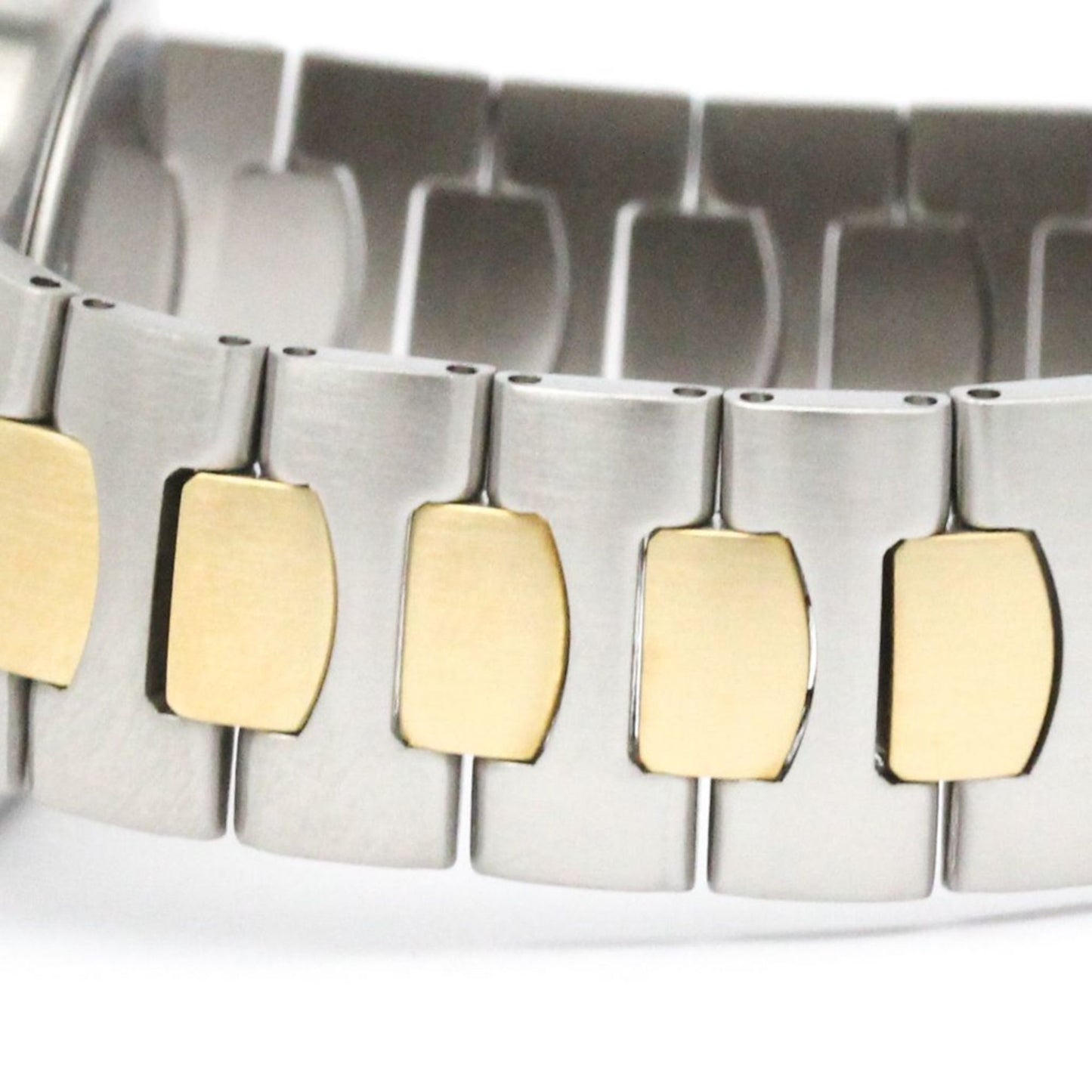 Omega Seamaster Polaris Gmt 18K Gold Steel Watch 396.1122 Polished