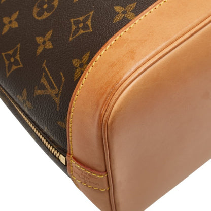 Louis Vuitton Monogram Alma Handbag M51130 Brown Leather