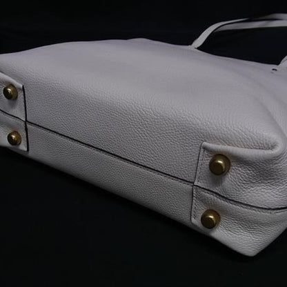 Coach Plaza Tote Bag 88341 Ivory Leather