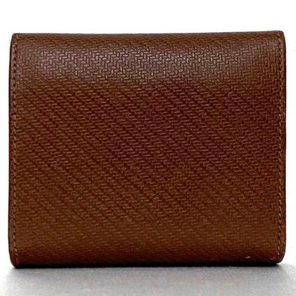 Salvatore Ferragamo Pouch Ec-22167 Brown Coin Case Leather 225028 Purse