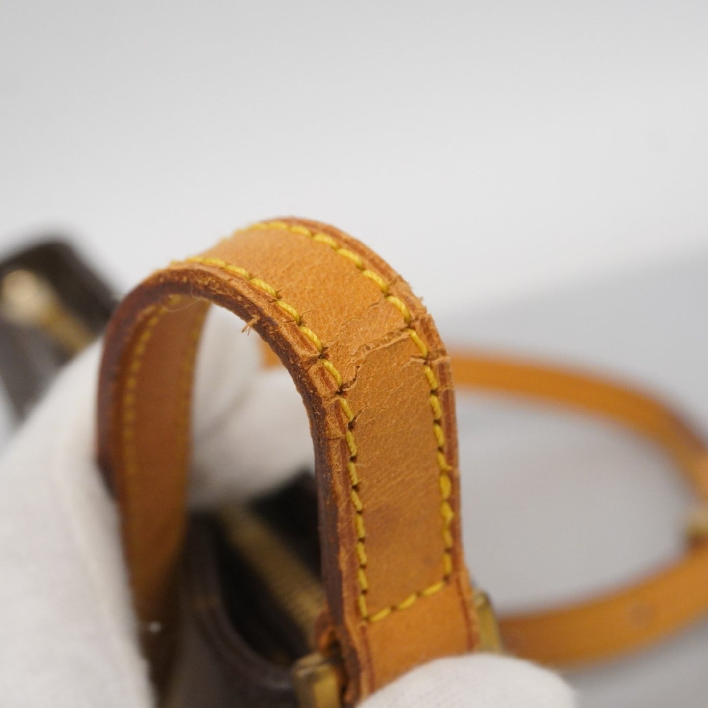 Louis Vuitton Monogram Trotter Shoulder Bag M51240 Brown