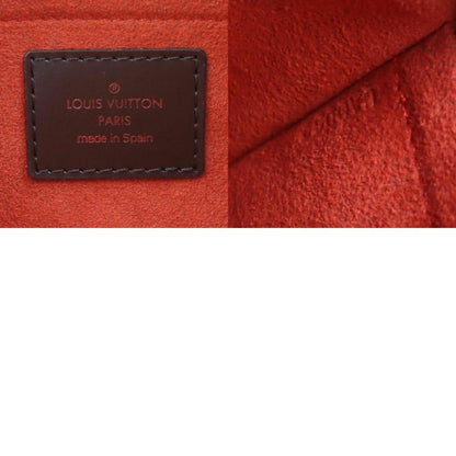 Louis Vuitton Louis Vuitton Handbag Damier Saria Canvas Brown Gold