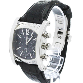 Polished Bvlgari Assioma Chronoragph Steel Automatic
