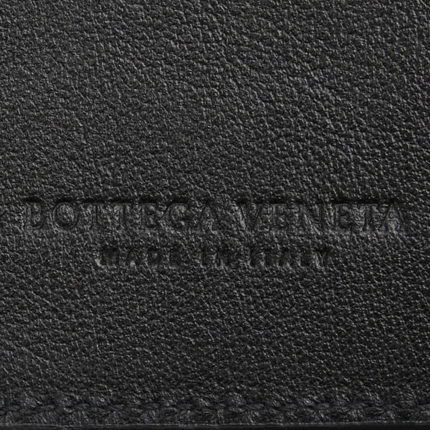 Bottega Veneta Intrecciato Passport Case In Black Leather