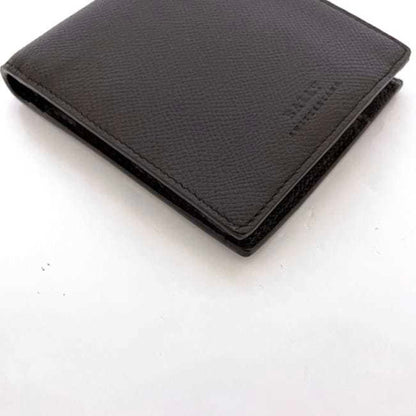 Bally Bi-Fold Wallet Ec-22731 Brown 6172021001 Unused Leather Bally Grain Folding Compact