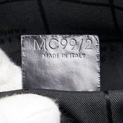 Celine Macadam Backpack Brown Black Patent Leather