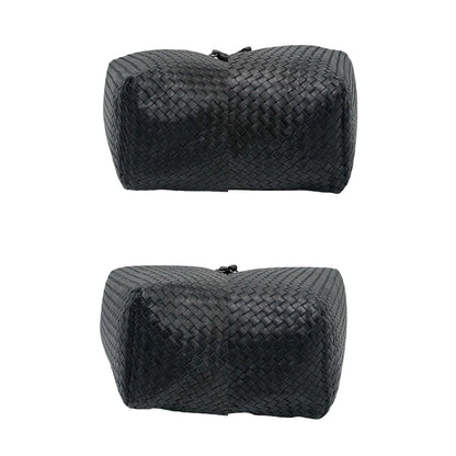 Bottega Veneta Intrecciato Leather Boston Bag