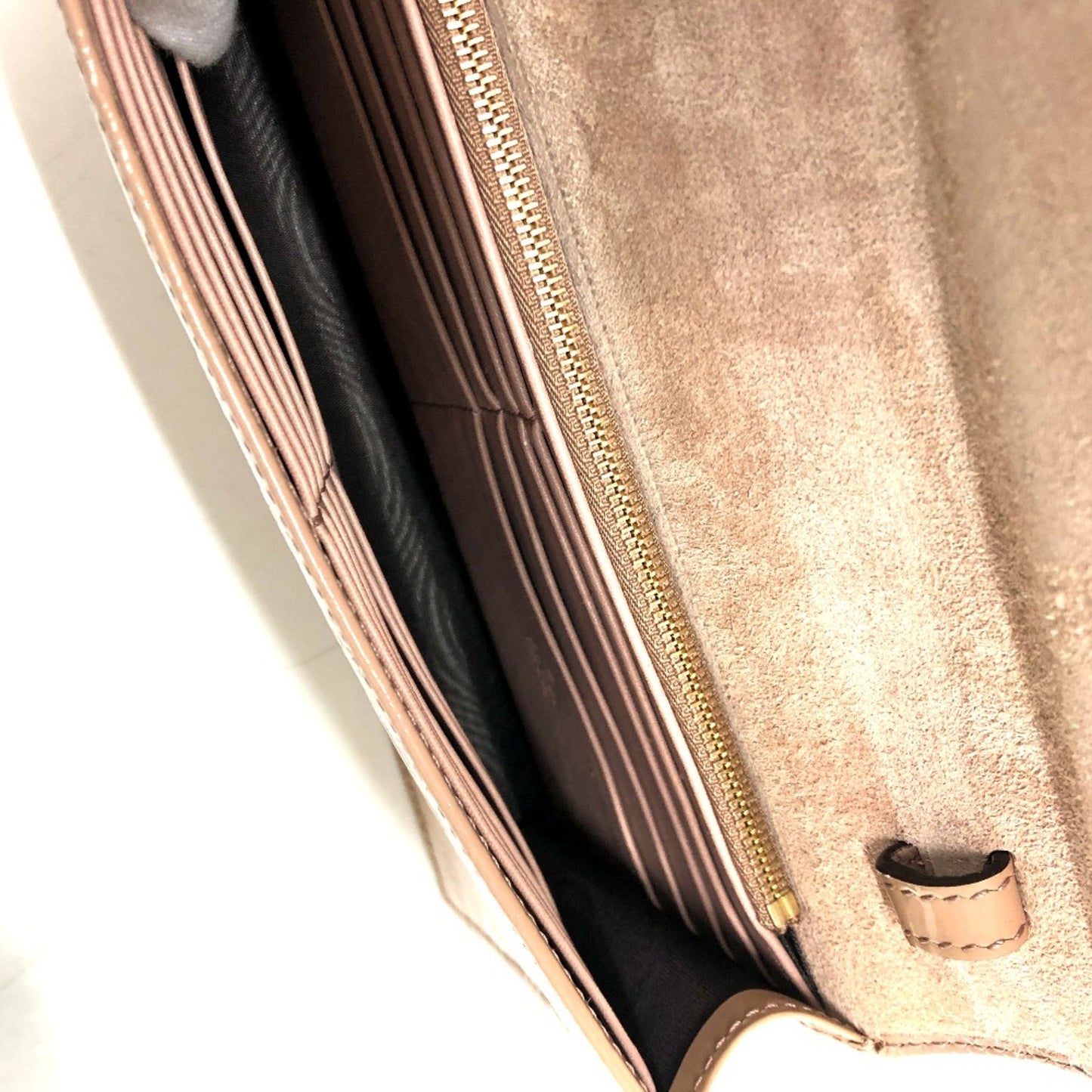 Gucci 354086 Gg Micro Gucci Bag Shoulder Bag Beige Goldhardware