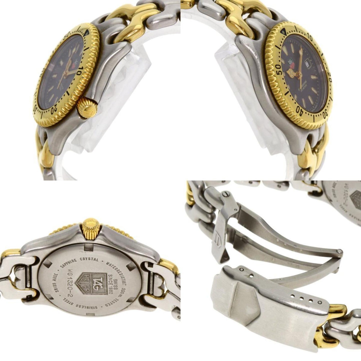 Tag Heuer Wg1320-2 Cell Date Professional Watch In Stainless Steel/Ssxgp