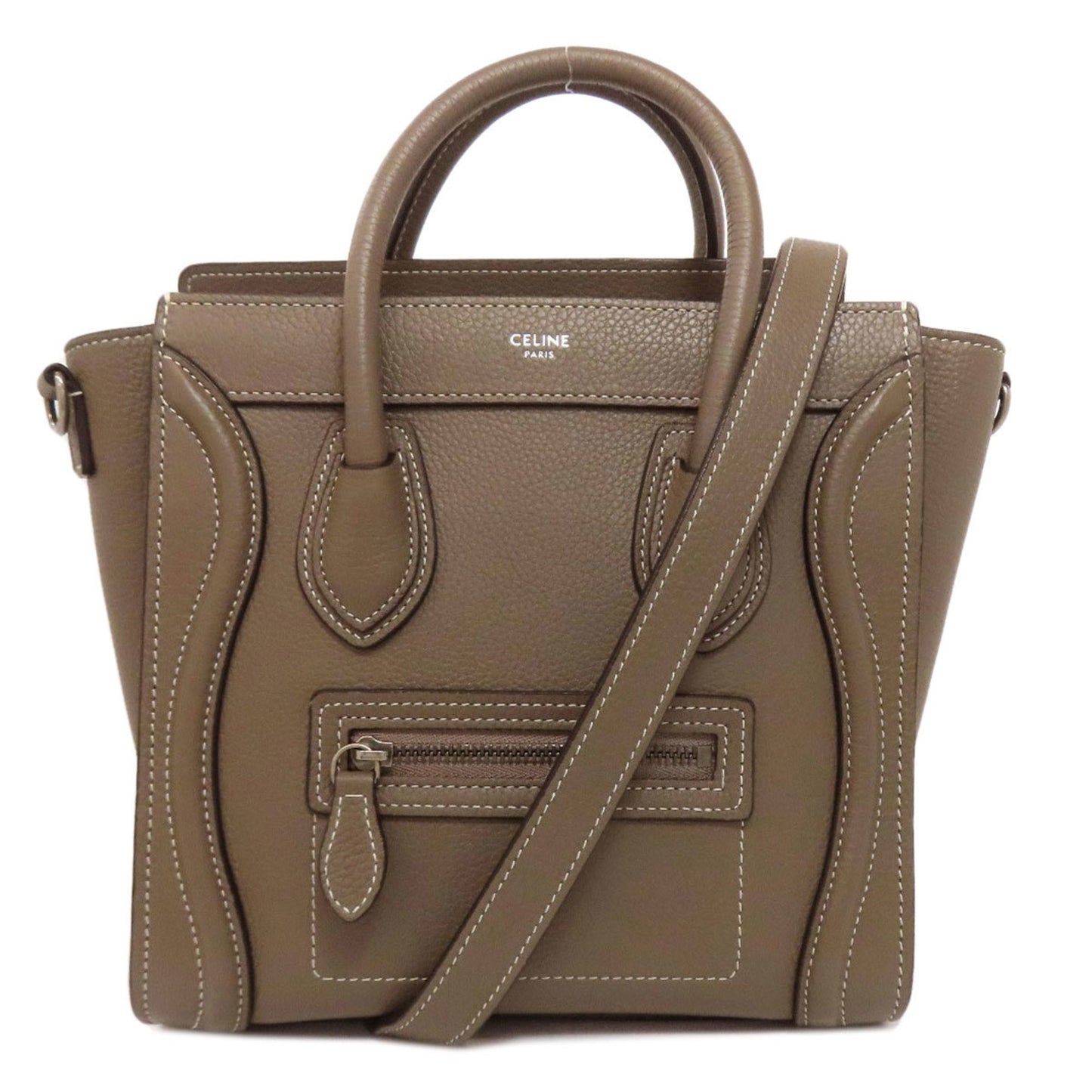Celine Luggage Nano 2-Way Handbag In Calfskin