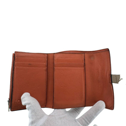 Leather Loewe Wallet (Tri-Fold)