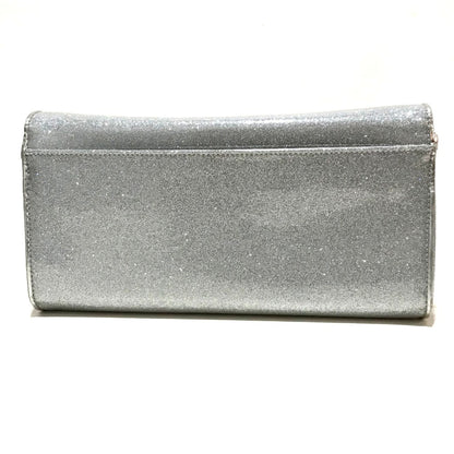 Christian Louboutin 1145132 Glitter 2Way Chain Shoulder Bag Clutch Bag Silver Silverhardware