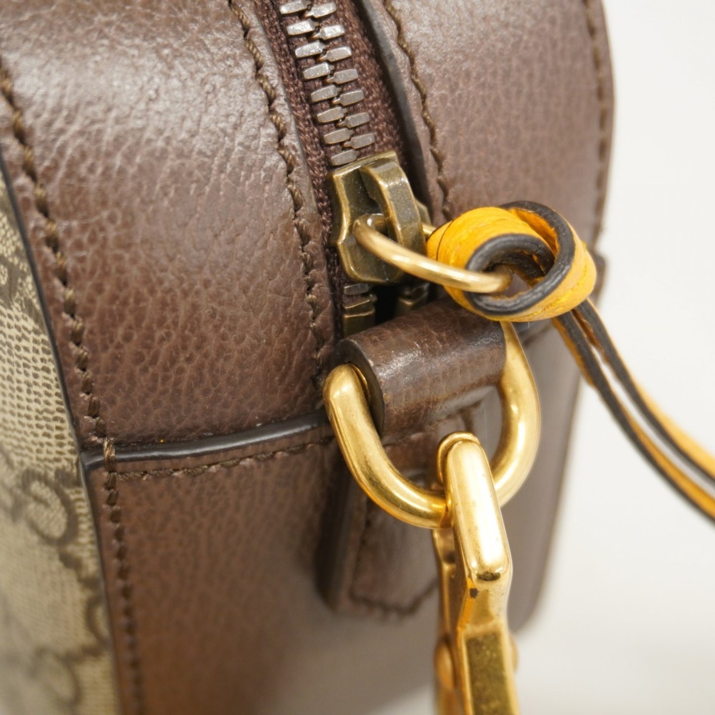 Gucci Gg Supreme Sherry Line Neo Shoulder Bag 476466 Brown