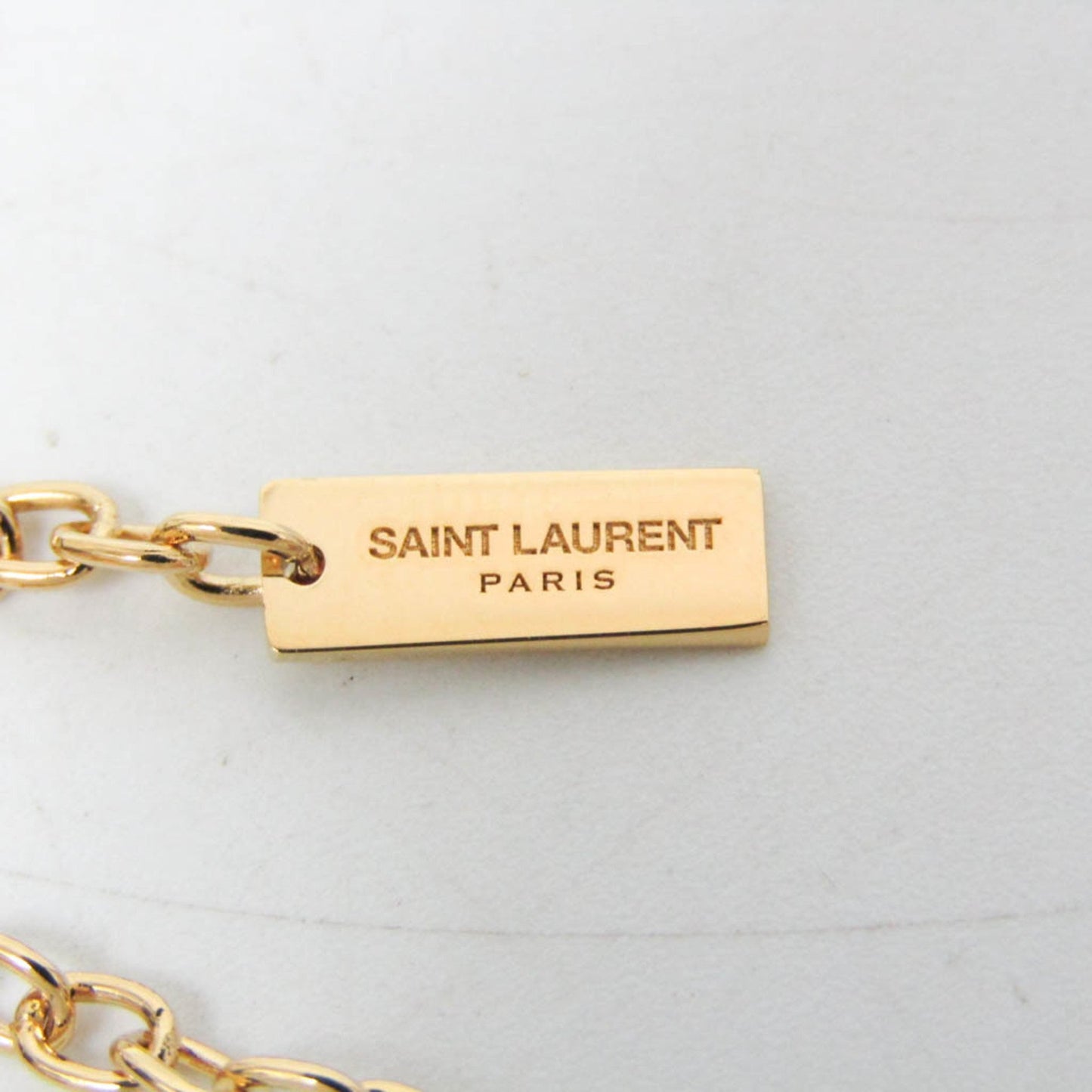 Yves Saint Laurent Ysl Logo Gold Plating