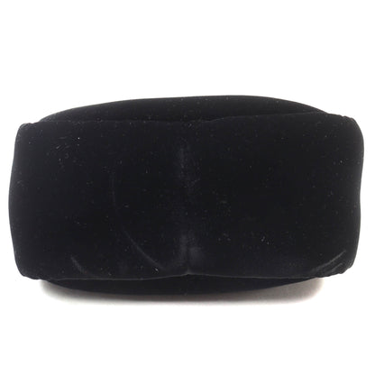 Prada 1Ba410 Padded Velvet Mini Handbag With Triangle Logo