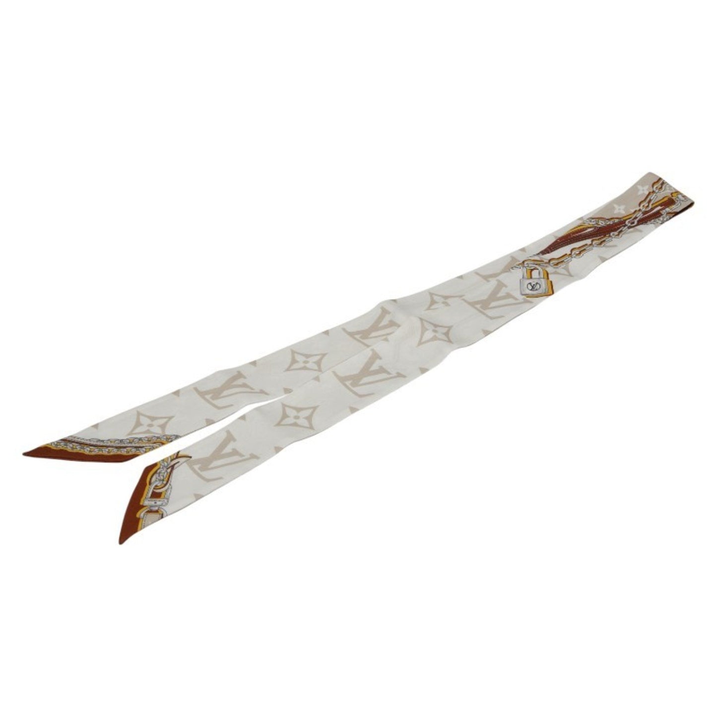 Louis Vuitton Ultimate Monogram Bandeau Bb Scarf M7777 Beige Multicolor